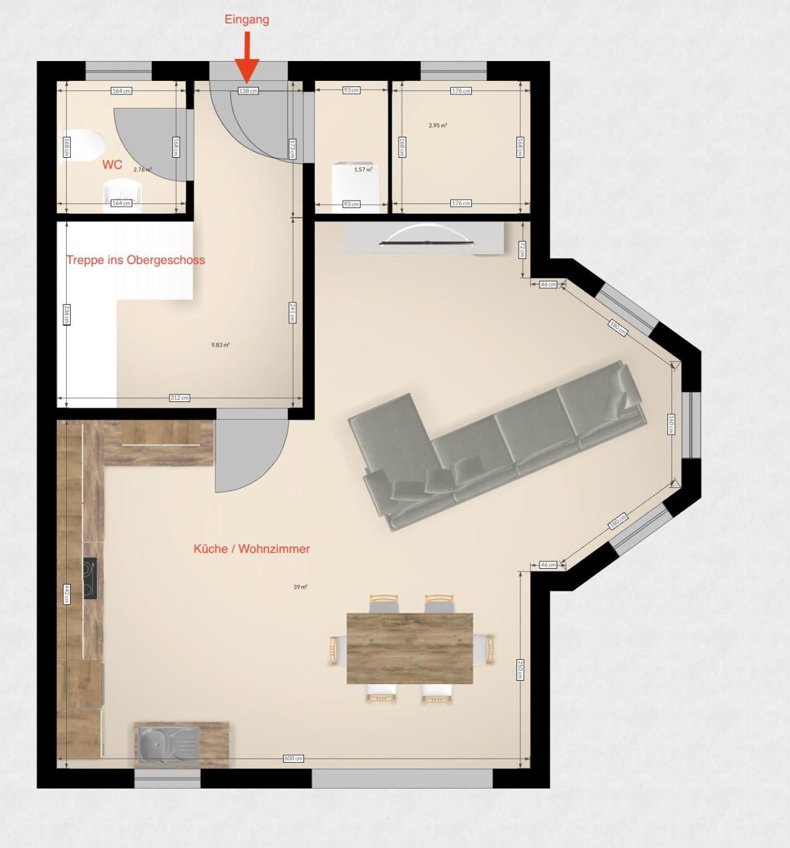 גוהרן Ferienhaus Zum Findling מראה חיצוני תמונה